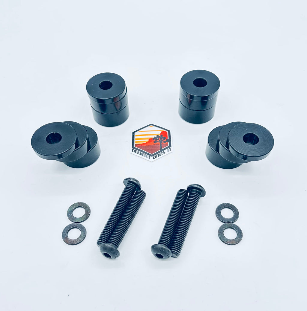 JEEP ADJUSTABLE REAR SEAT JACKERS® (WRANGLER & GLADIATOR)